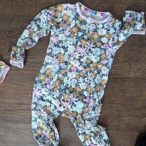 Magnetic Me 3-6mo onesie/romper with feet